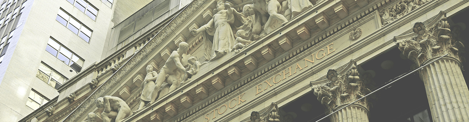 The outside of the New York Stock Exchange